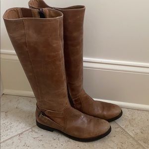 Brown Leather Riding Boots